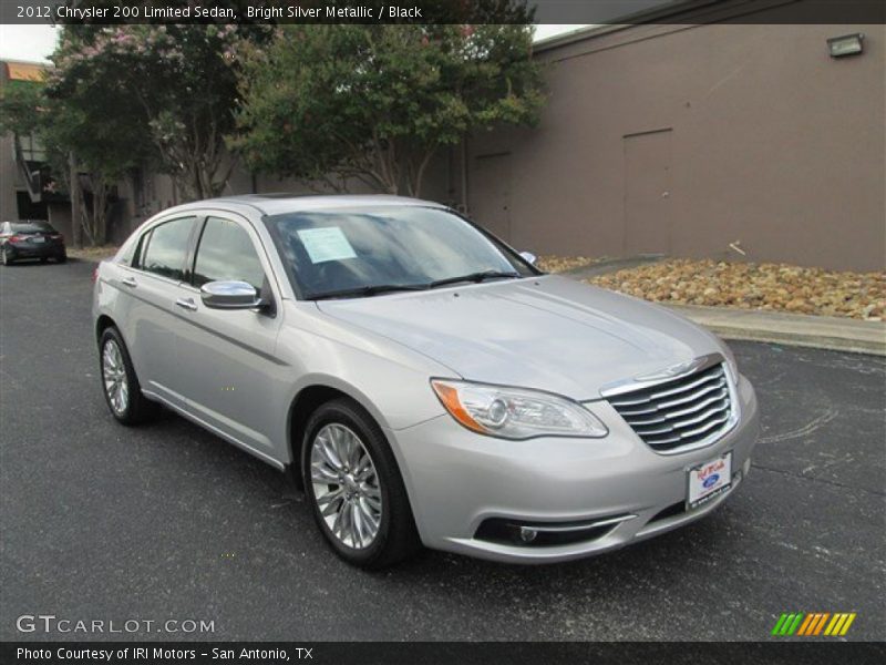 Bright Silver Metallic / Black 2012 Chrysler 200 Limited Sedan