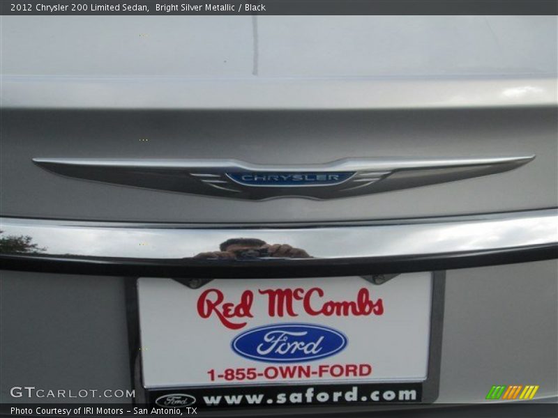 Bright Silver Metallic / Black 2012 Chrysler 200 Limited Sedan