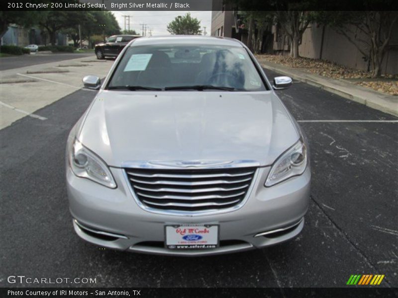 Bright Silver Metallic / Black 2012 Chrysler 200 Limited Sedan