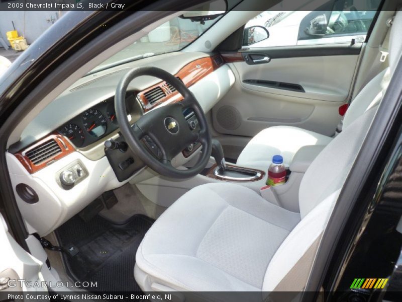 Black / Gray 2009 Chevrolet Impala LS