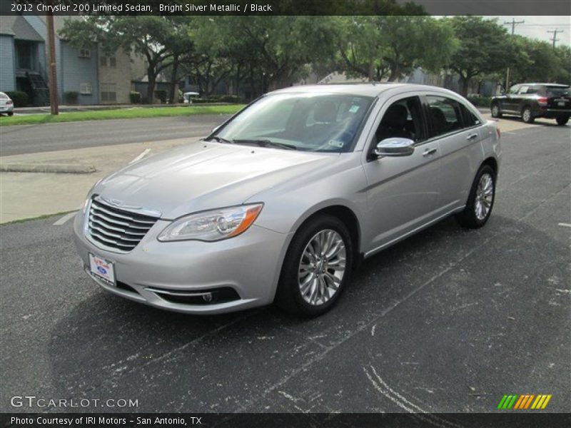 Bright Silver Metallic / Black 2012 Chrysler 200 Limited Sedan