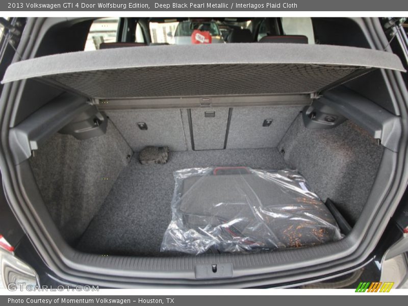Deep Black Pearl Metallic / Interlagos Plaid Cloth 2013 Volkswagen GTI 4 Door Wolfsburg Edition