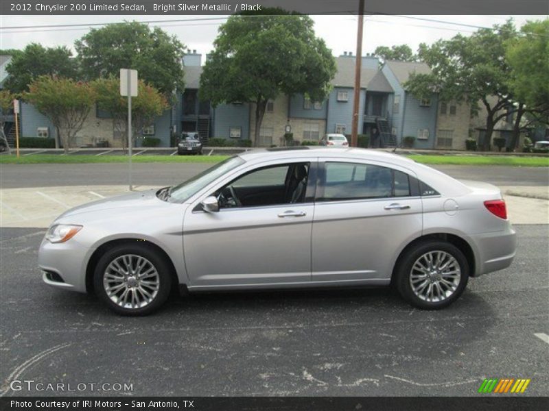 Bright Silver Metallic / Black 2012 Chrysler 200 Limited Sedan