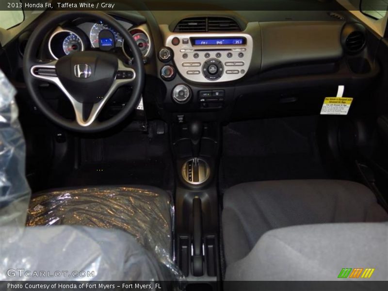 Taffeta White / Gray 2013 Honda Fit