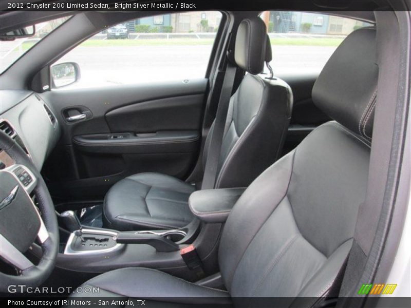 Bright Silver Metallic / Black 2012 Chrysler 200 Limited Sedan