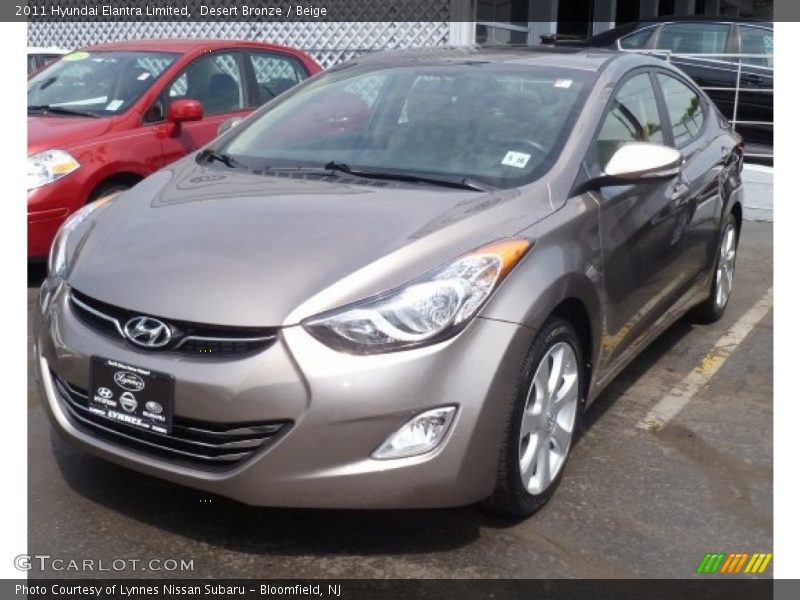 Desert Bronze / Beige 2011 Hyundai Elantra Limited