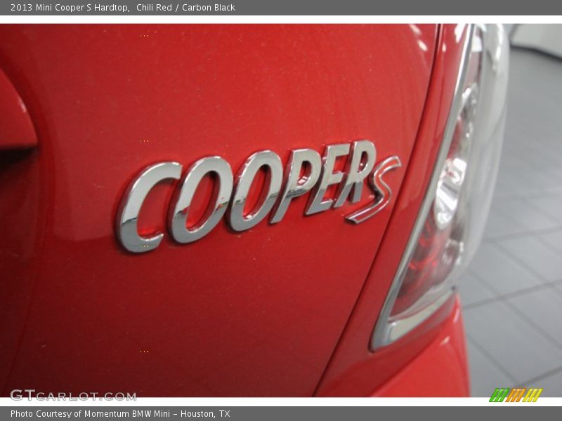 Chili Red / Carbon Black 2013 Mini Cooper S Hardtop