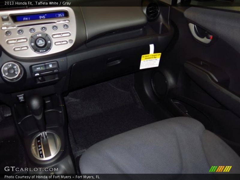 Taffeta White / Gray 2013 Honda Fit