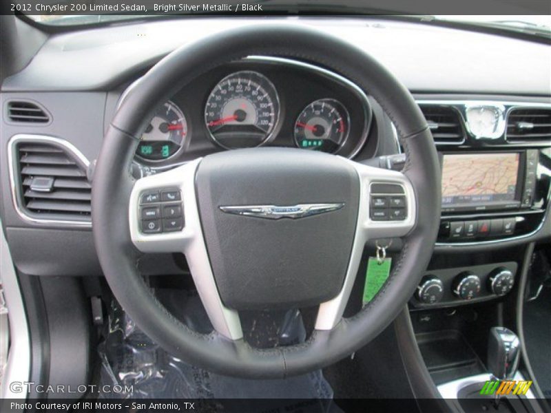 Bright Silver Metallic / Black 2012 Chrysler 200 Limited Sedan