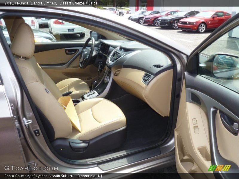 Desert Bronze / Beige 2011 Hyundai Elantra Limited