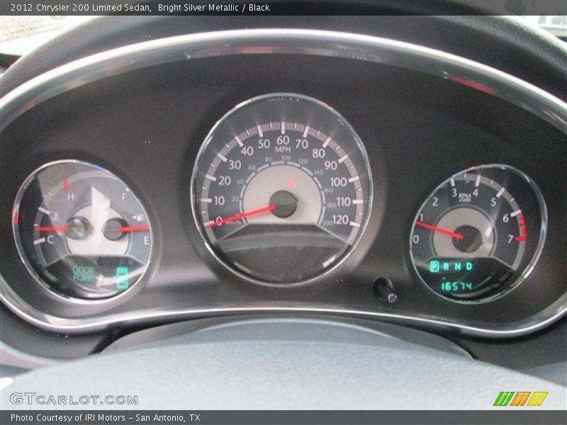 Bright Silver Metallic / Black 2012 Chrysler 200 Limited Sedan