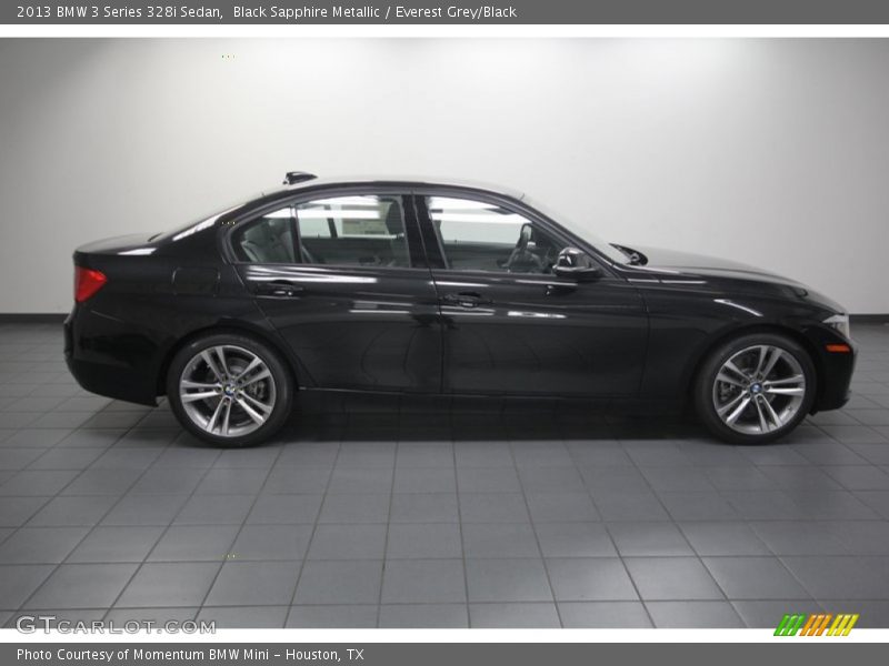 Black Sapphire Metallic / Everest Grey/Black 2013 BMW 3 Series 328i Sedan