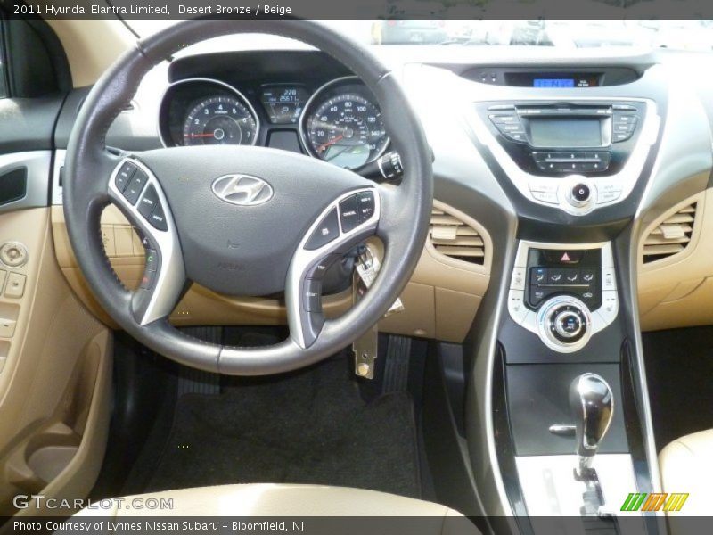Desert Bronze / Beige 2011 Hyundai Elantra Limited