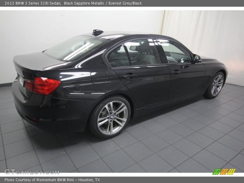 Black Sapphire Metallic / Everest Grey/Black 2013 BMW 3 Series 328i Sedan