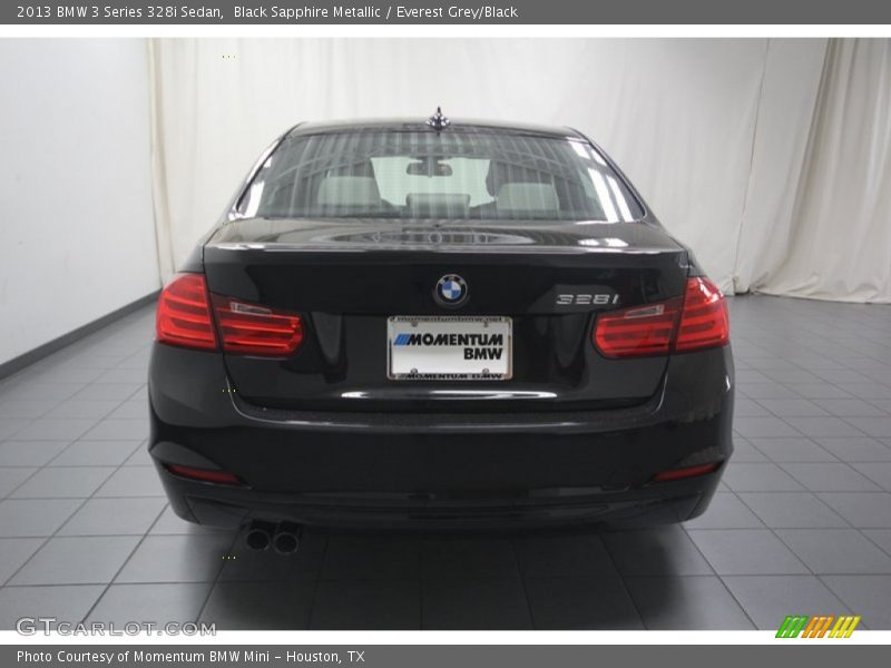 Black Sapphire Metallic / Everest Grey/Black 2013 BMW 3 Series 328i Sedan