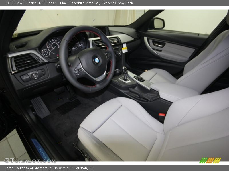 Everest Grey/Black Interior - 2013 3 Series 328i Sedan 