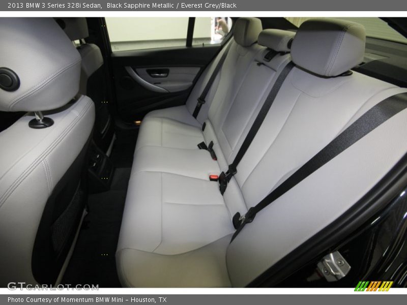 Rear Seat of 2013 3 Series 328i Sedan