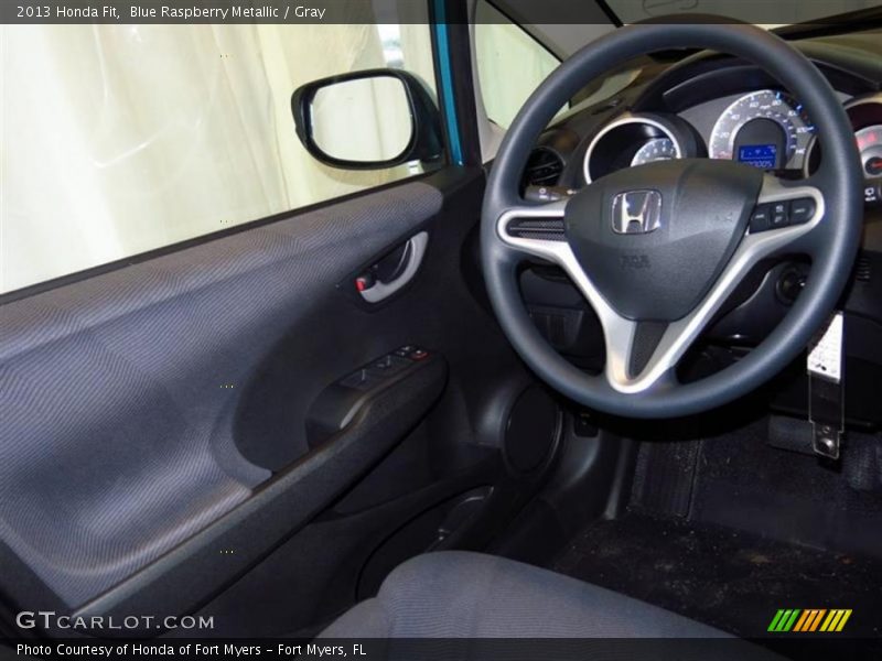 Blue Raspberry Metallic / Gray 2013 Honda Fit