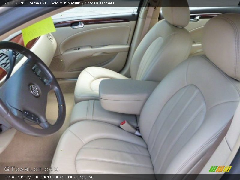 Gold Mist Metallic / Cocoa/Cashmere 2007 Buick Lucerne CXL