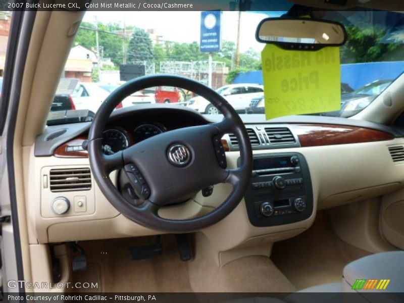 Gold Mist Metallic / Cocoa/Cashmere 2007 Buick Lucerne CXL