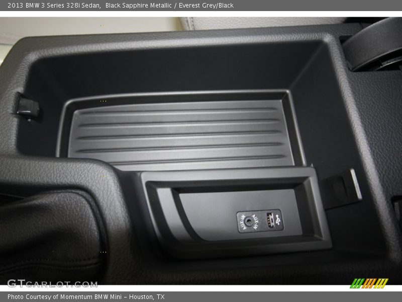 Black Sapphire Metallic / Everest Grey/Black 2013 BMW 3 Series 328i Sedan
