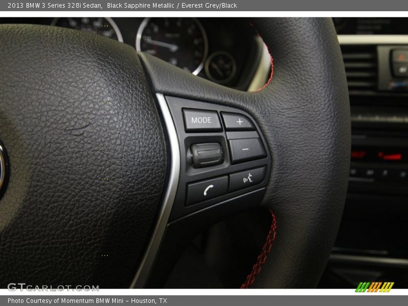 Black Sapphire Metallic / Everest Grey/Black 2013 BMW 3 Series 328i Sedan