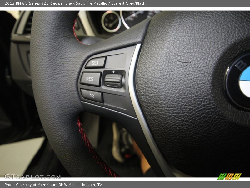 Black Sapphire Metallic / Everest Grey/Black 2013 BMW 3 Series 328i Sedan