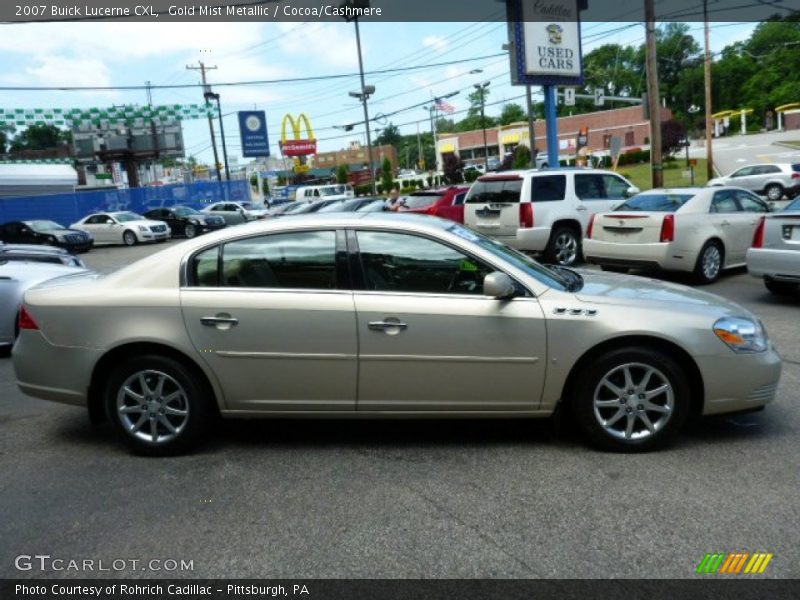 Gold Mist Metallic / Cocoa/Cashmere 2007 Buick Lucerne CXL