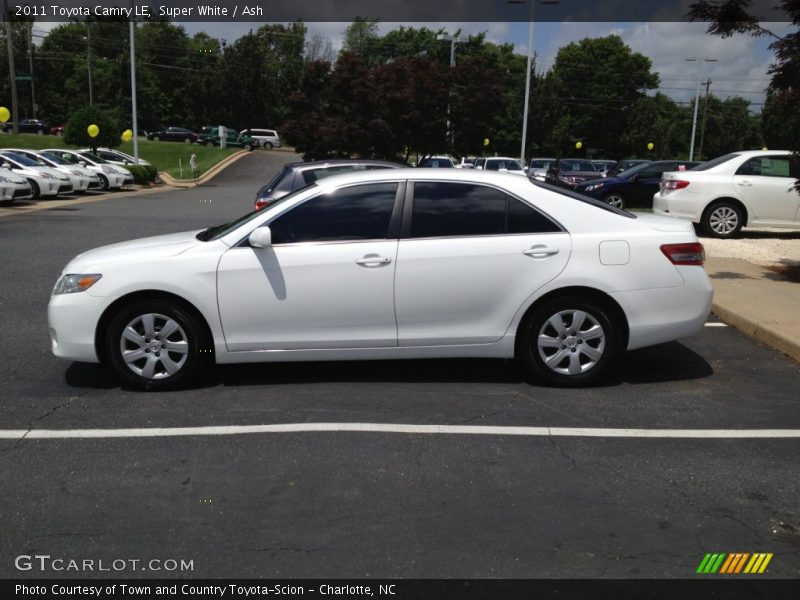 Super White / Ash 2011 Toyota Camry LE