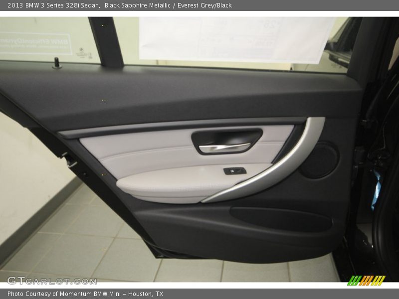 Black Sapphire Metallic / Everest Grey/Black 2013 BMW 3 Series 328i Sedan