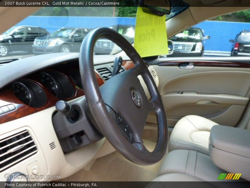 Gold Mist Metallic / Cocoa/Cashmere 2007 Buick Lucerne CXL