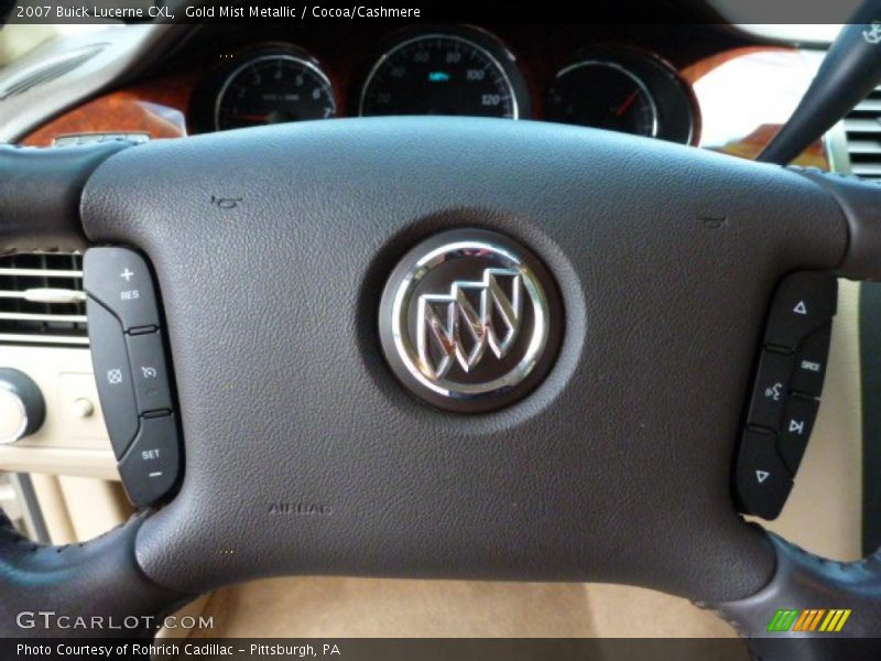 Gold Mist Metallic / Cocoa/Cashmere 2007 Buick Lucerne CXL
