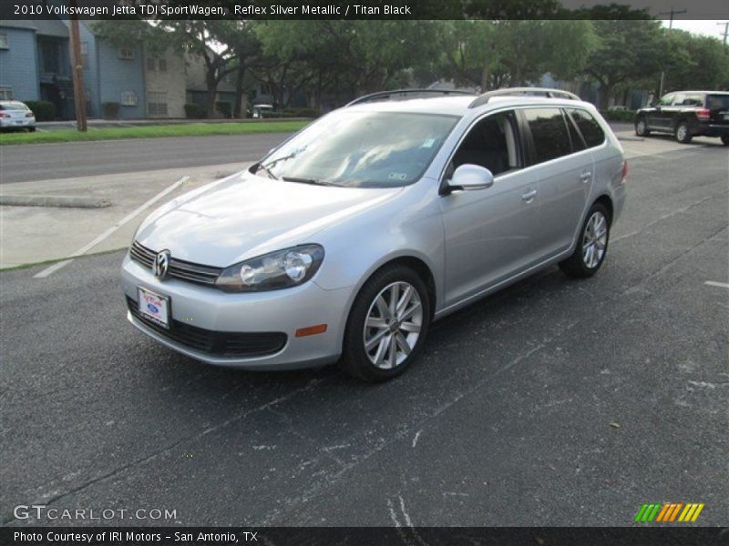 Reflex Silver Metallic / Titan Black 2010 Volkswagen Jetta TDI SportWagen