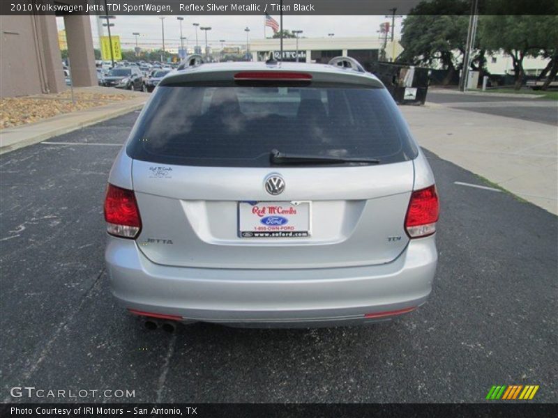 Reflex Silver Metallic / Titan Black 2010 Volkswagen Jetta TDI SportWagen