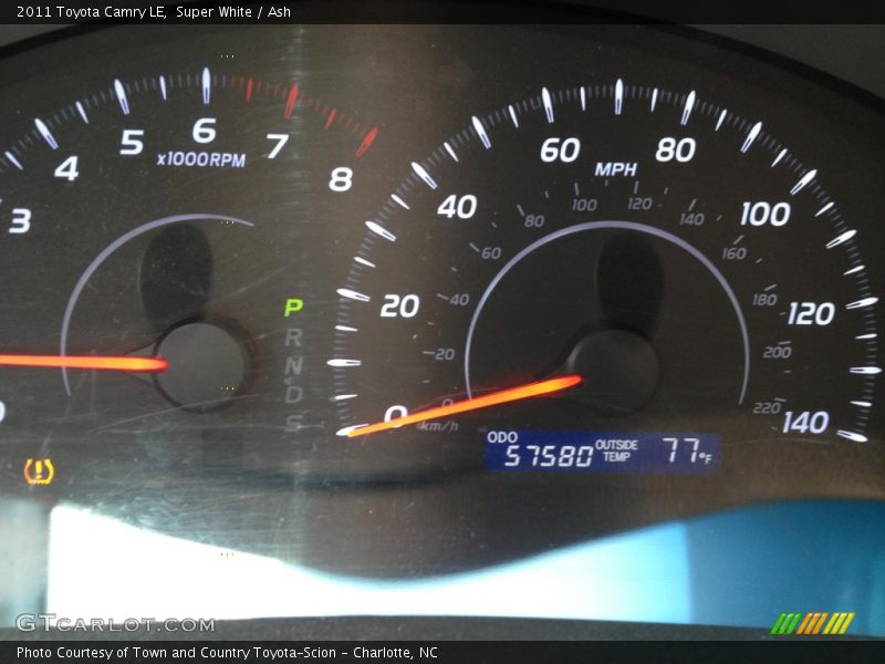 Super White / Ash 2011 Toyota Camry LE