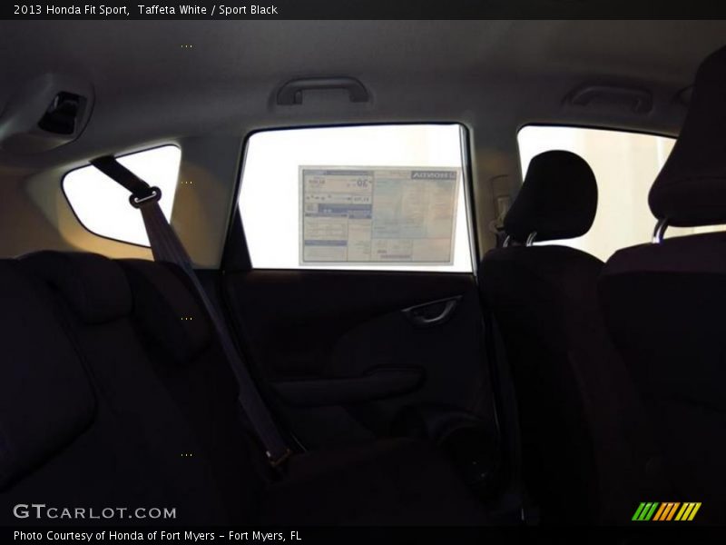Taffeta White / Sport Black 2013 Honda Fit Sport