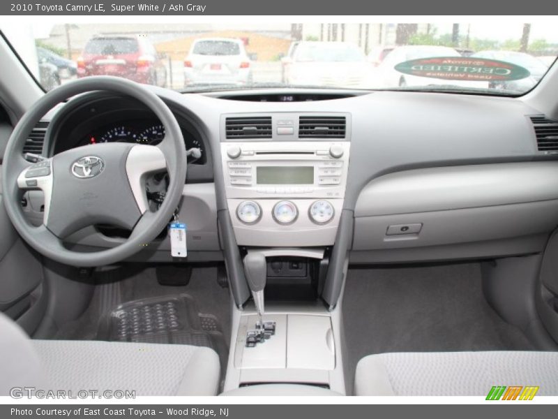 Super White / Ash Gray 2010 Toyota Camry LE