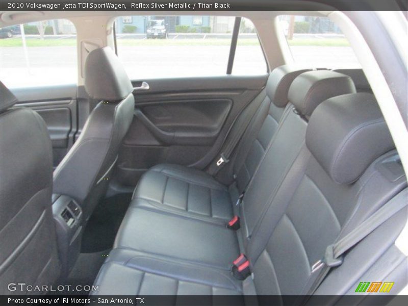 Rear Seat of 2010 Jetta TDI SportWagen
