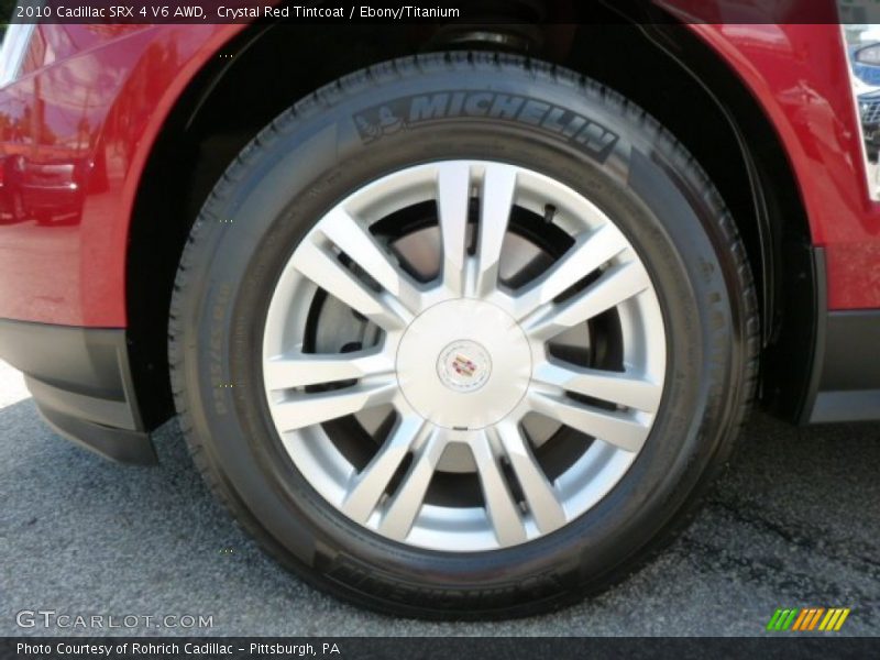 Crystal Red Tintcoat / Ebony/Titanium 2010 Cadillac SRX 4 V6 AWD