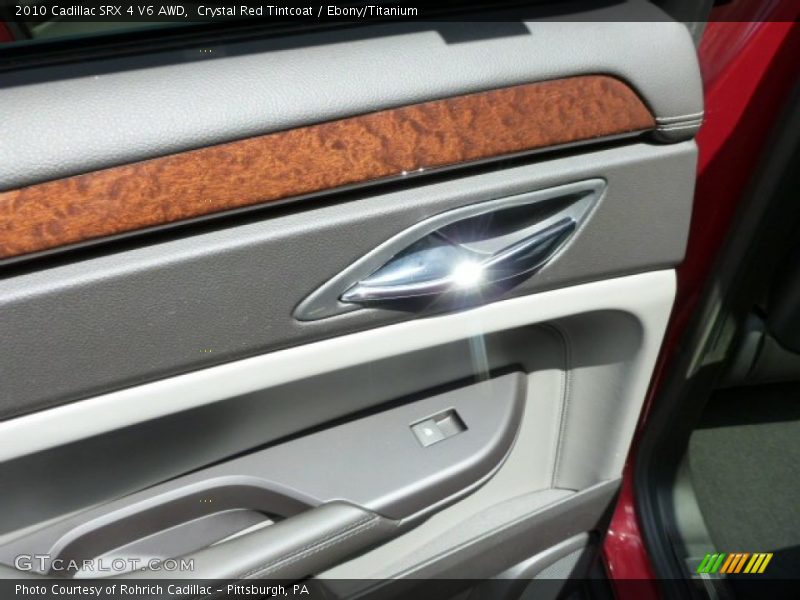 Crystal Red Tintcoat / Ebony/Titanium 2010 Cadillac SRX 4 V6 AWD