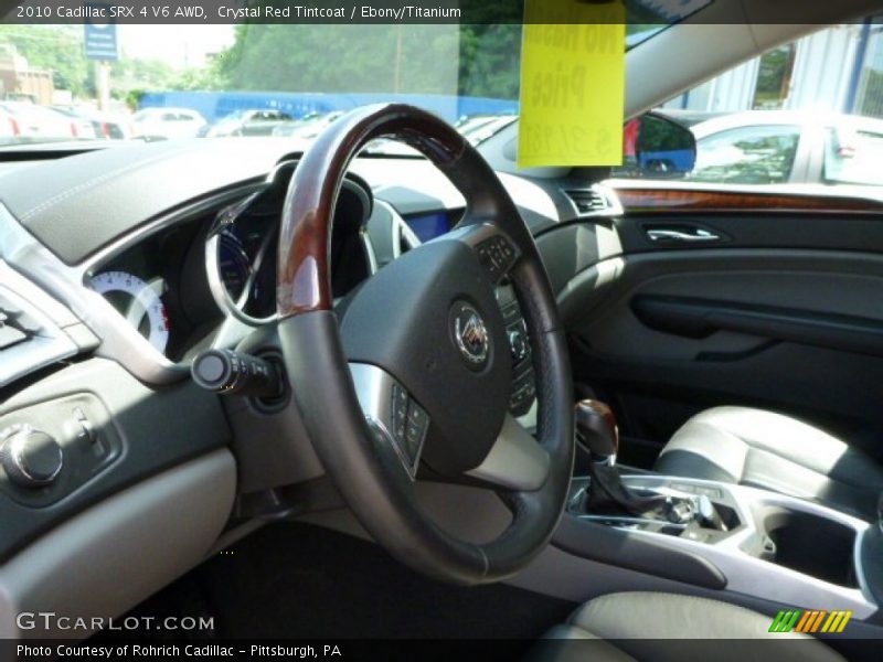 Crystal Red Tintcoat / Ebony/Titanium 2010 Cadillac SRX 4 V6 AWD