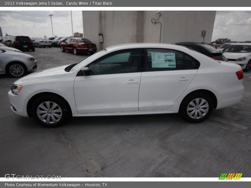 Candy White / Titan Black 2013 Volkswagen Jetta S Sedan