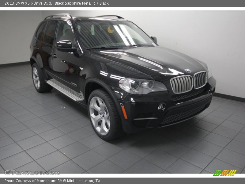 Black Sapphire Metallic / Black 2013 BMW X5 xDrive 35d