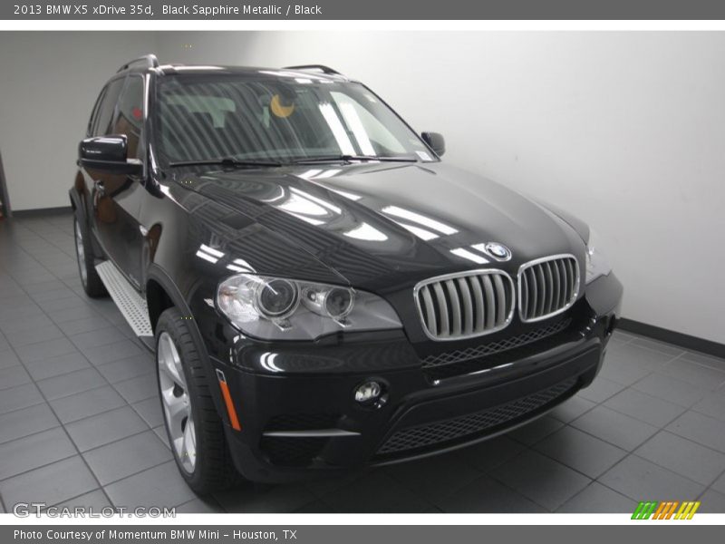 Black Sapphire Metallic / Black 2013 BMW X5 xDrive 35d