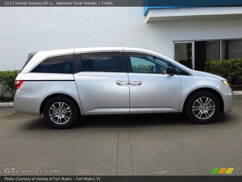 Alabaster Silver Metallic / Truffle 2013 Honda Odyssey EX-L