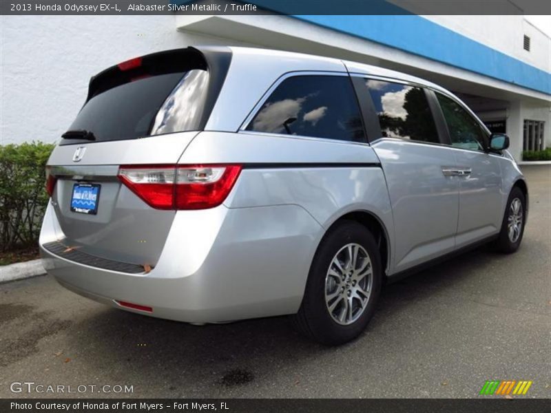 Alabaster Silver Metallic / Truffle 2013 Honda Odyssey EX-L