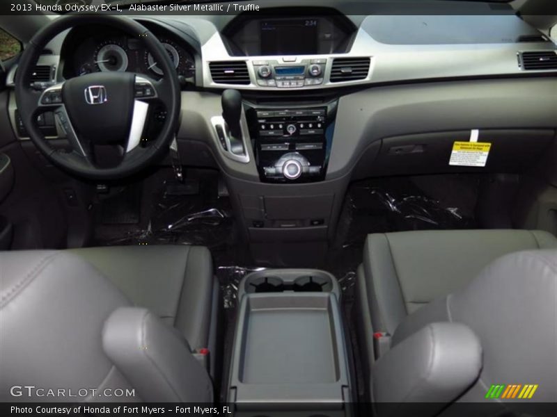 Alabaster Silver Metallic / Truffle 2013 Honda Odyssey EX-L