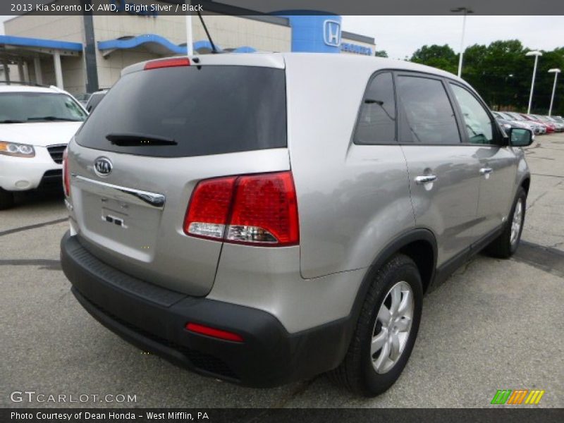Bright Silver / Black 2013 Kia Sorento LX AWD