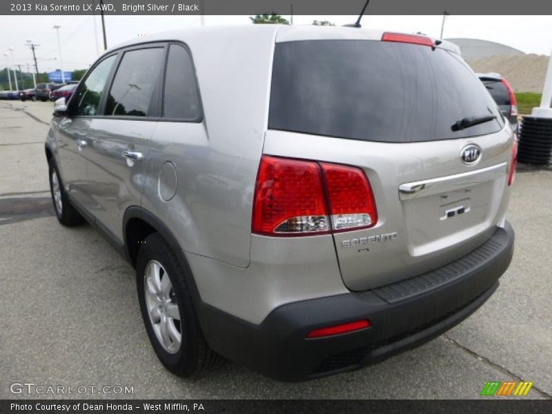 Bright Silver / Black 2013 Kia Sorento LX AWD