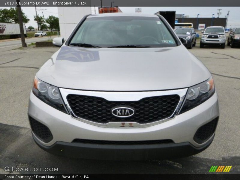 Bright Silver / Black 2013 Kia Sorento LX AWD